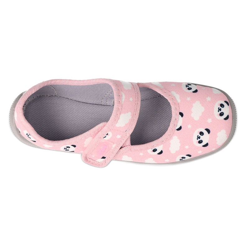 Befado barnskor 955X021 vit rosa grå 2