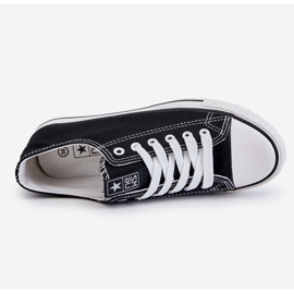News Ecoma klassiska sneakers för kvinnor svart och vitt 2