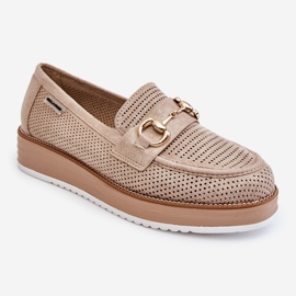 PM1 Platform Loafers dam Beige Danny 1