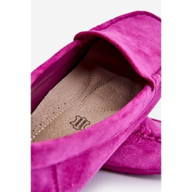 PE1 Loafers i mocka för kvinnor Lila Morreno purpur rosa 1
