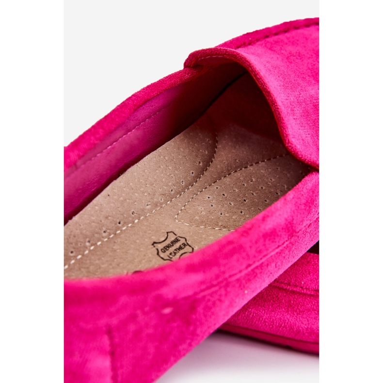 Mocka Loafers dam Fuchsia Morreno rosa 2