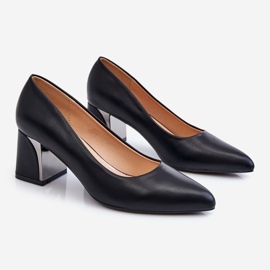 PS1 Eleganta Pumps På En Klack Svart Emma 1