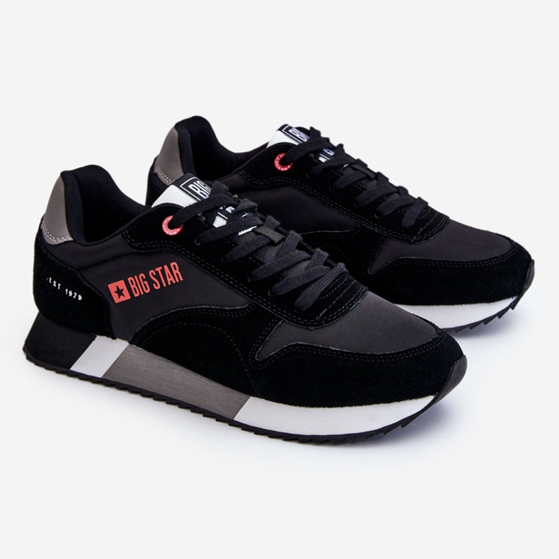 Memory Foam System för män Big Star Sportskor LL174158 Svart 1