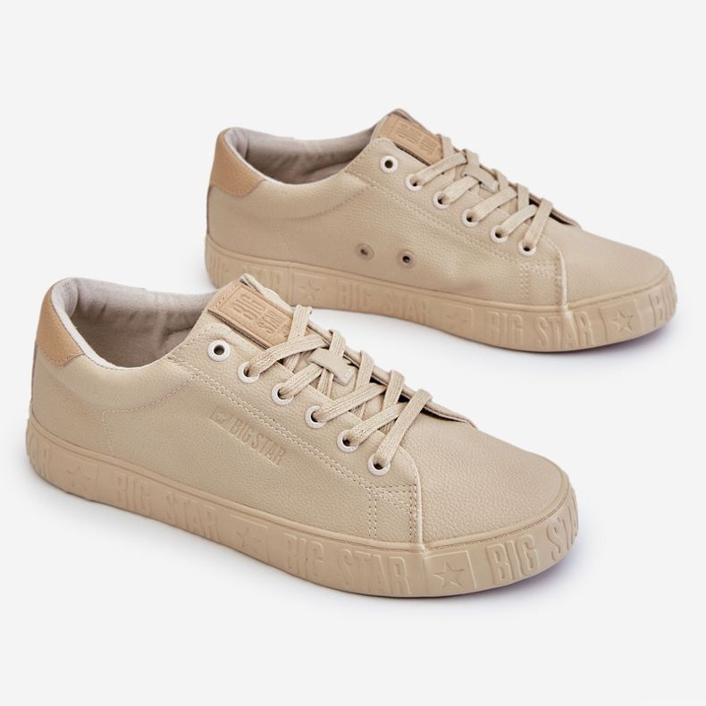 Big Star Sneakers för män LL174132 Beige 1