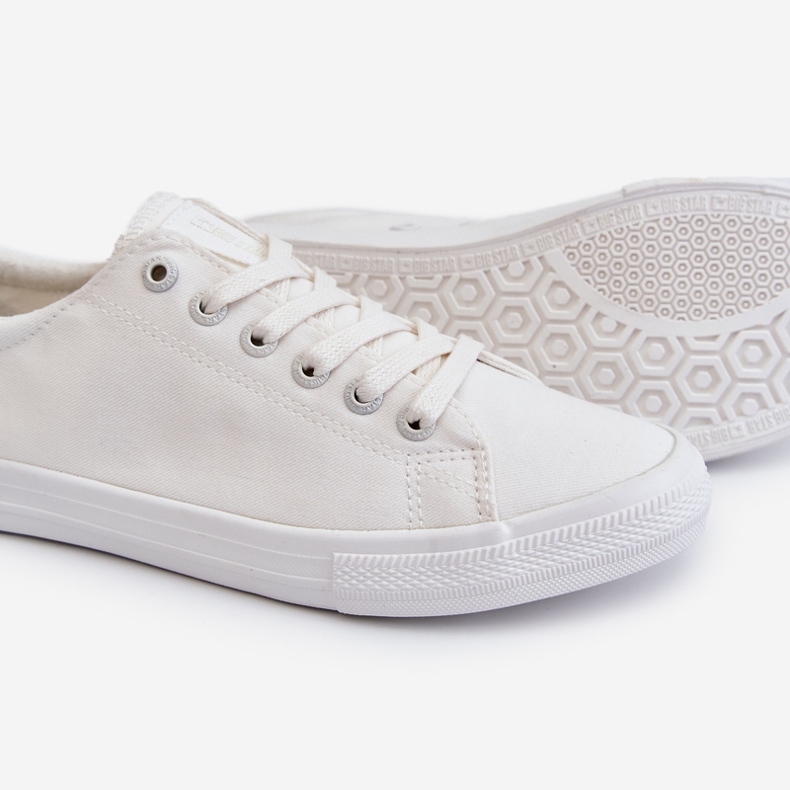 Dam Smooth Low Sneakers Big Star LL274058 Vit 1