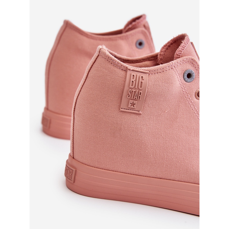 Hidden Wedge High Sneakers Big Star LL274036 Rosa 1