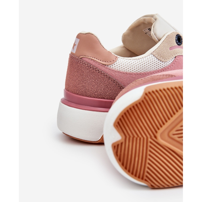 Sportskor dam Sneakers Big Star LL274438 Rosa-Vit 1