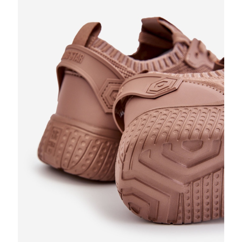 Bekväma sneakers för damer Memory Foam System Big Star LL274416 Ljusbrun 1