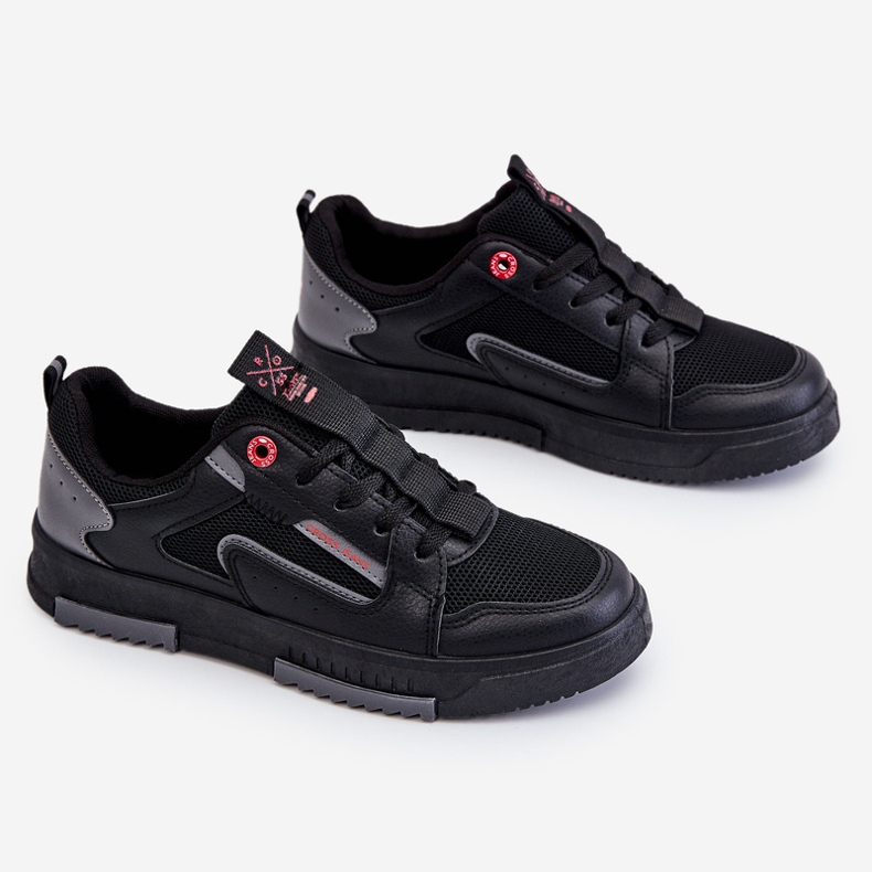 Cross Jeans för kvinnor Låga sneakers LL2R4012C Svart 2