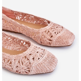 PS1 Genombrutna Fashionabla rosa Thiago Ballerinas 1
