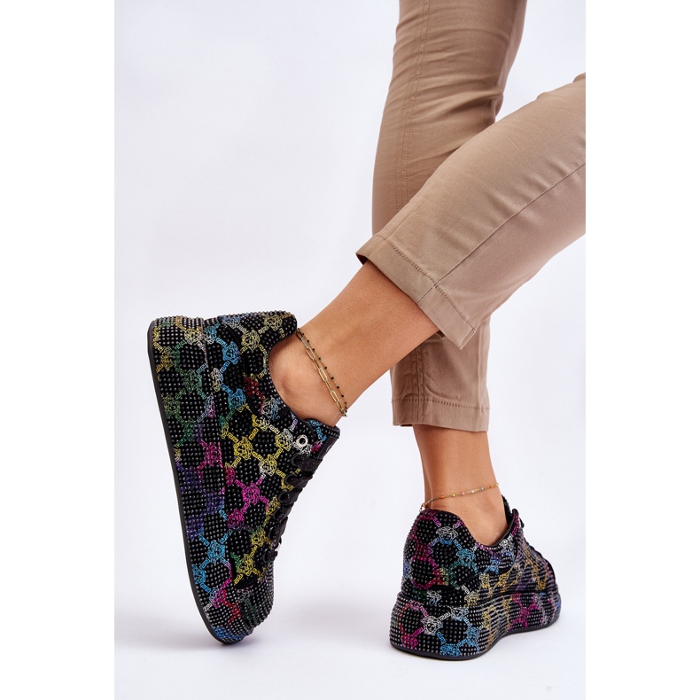 Sportskor för kvinnor med strålar GOE LL2N4010 Svart 2