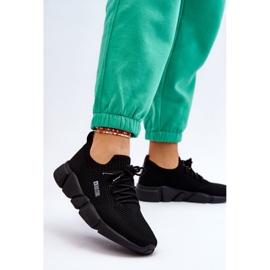 Lätt sneakers för damer Memory Foam System Big Star JJ274269 Svart 2