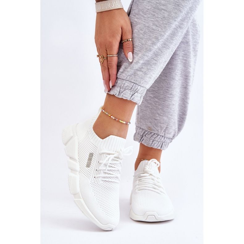 Lätt sneakers för damer Memory Foam System Big Star JJ274268 Vit 1