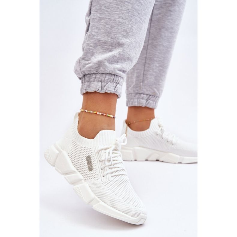 Lätt sneakers för damer Memory Foam System Big Star JJ274268 Vit 2