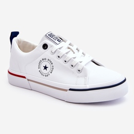 Lädersneakers för män Big Star LL174209 Vit 1