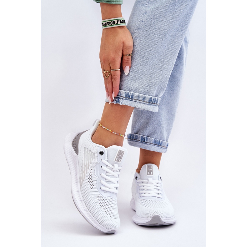 Lätta sportskor dam Memory Foam System Big Star LL274297 Vit 2