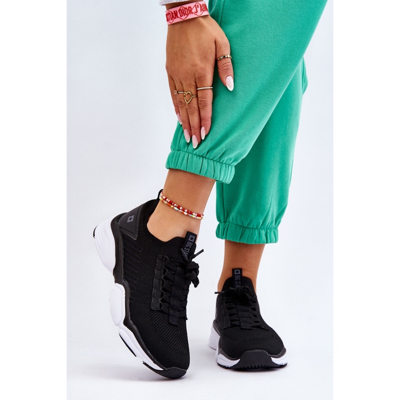 Slip-on sportskor dam Memory Foam System Big Star LL274A146 Svart 1