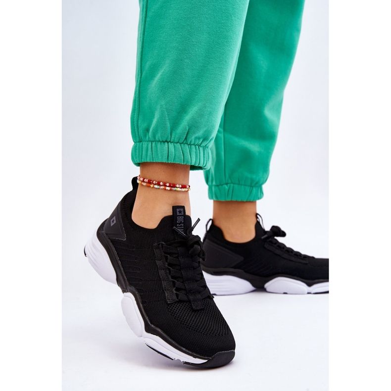 Slip-on sportskor dam Memory Foam System Big Star LL274A146 Svart 2