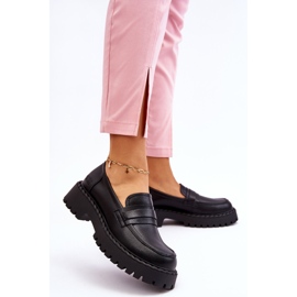 Dammockasiner Big Star Läderskor LL274458 Svart 2