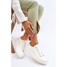 Big Star Low Sneakers med snörning LL274968 Vit 1