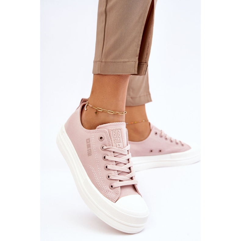 Big Star LL274970 Nude Low Sneakers rosa 2