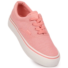 Rosa platåsneakers för kvinnor Big Star LL274147 1