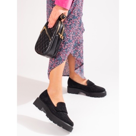 Vinceza svarta mockaskor för kvinnor 2