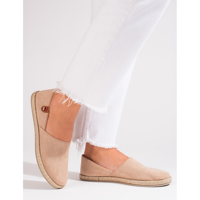 Lättvikts espadrillor för kvinnor Vinceza beige 2