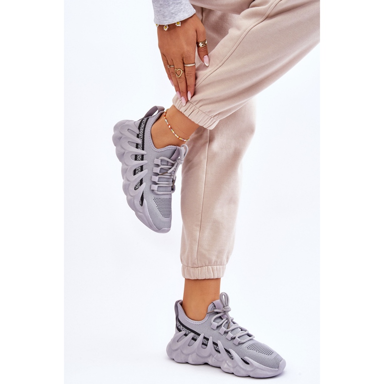 PG1 Dammode Sock Sneakers Grå Daxo 2