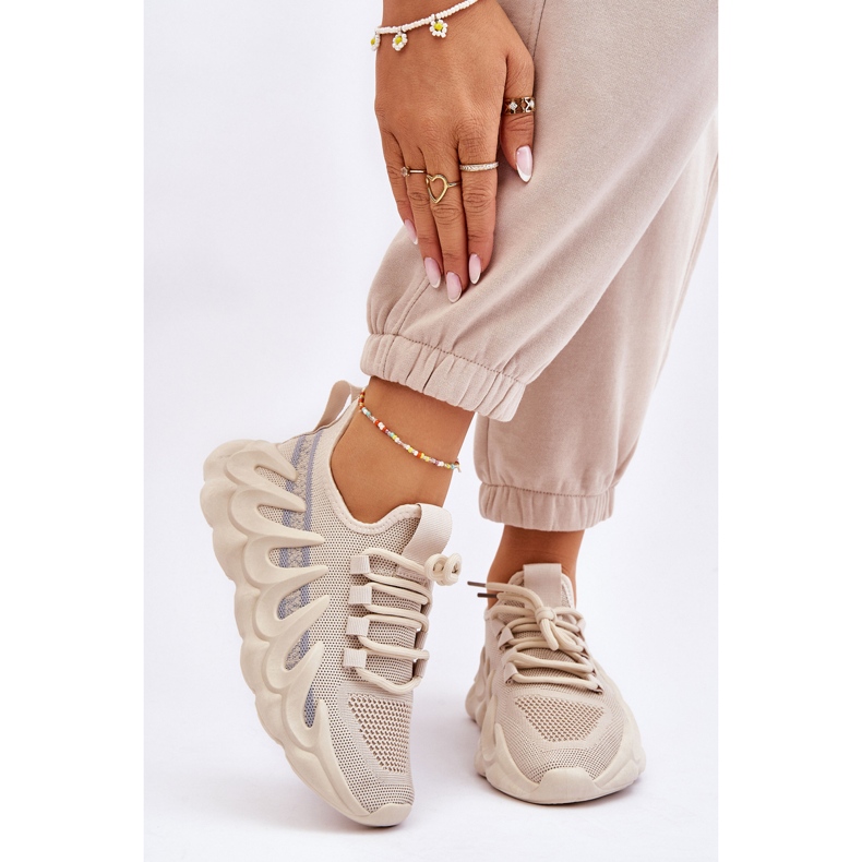 PG1 Dammode Sock Sneakers Beige Daxo 1