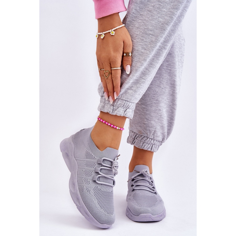 Grå Ellison Slip-On Sportskor för kvinnor 1