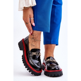 S.Barski Lackade Plattform Loafers Svart Ronin 1