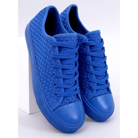 Sears Blue enfärgade sneakers blå 1