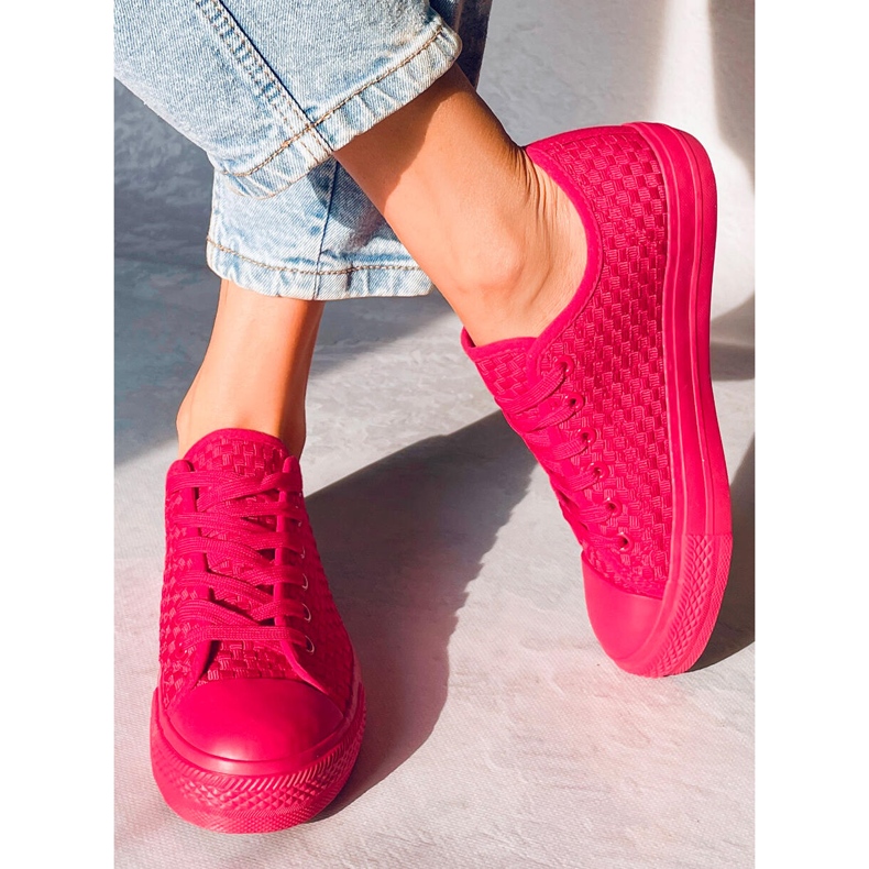 Sears Red Solid Color Sneakers röd 1