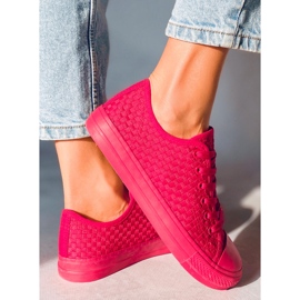 Sears Red Solid Color Sneakers röd 2