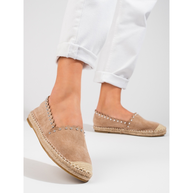 Vinceza beige espadrillor för kvinnor 1