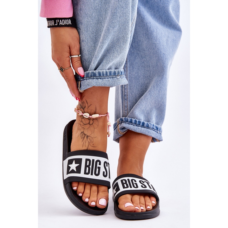 Dam Big Star Classic Tofflor LL274739 Svart 1