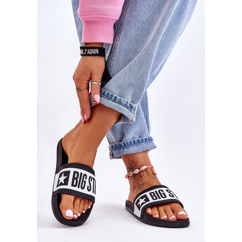 Dam Big Star Classic Tofflor LL274739 Svart 2