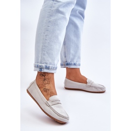 FC3 Klassiska Loafers i mocka för kvinnor, grå Ivana 2