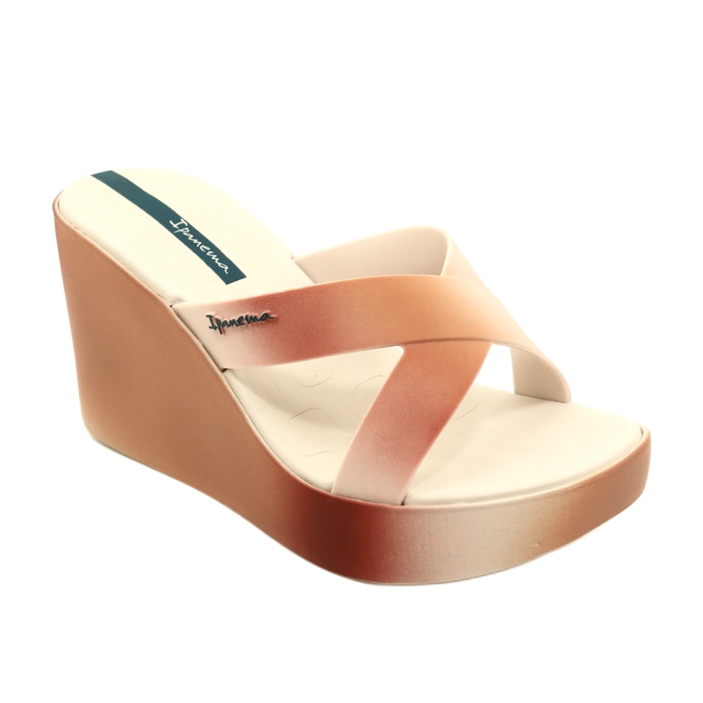 Wedge tofflor Ipanema 83423 Colore Fem AI973 Beige/Brun 1
