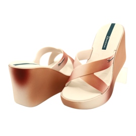 Wedge tofflor Ipanema 83423 Colore Fem AI973 Beige/Brun 4
