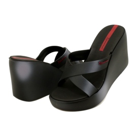 Wedge tofflor Ipanema 83423 Colore Fem AI975 Svart/Grå 4