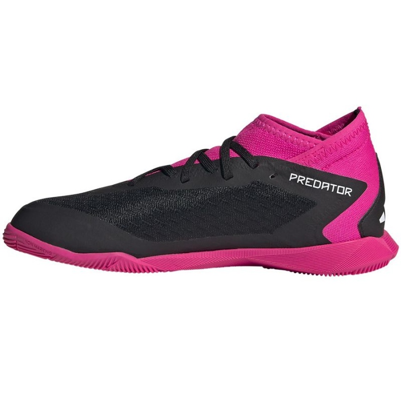 Adidas Predator Accuracy.3 In Jr GW7076 fotbollsskor mångfärgad svart 1