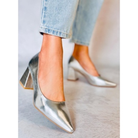 PA1 Althea Silver pumps med hög klack silver- 1