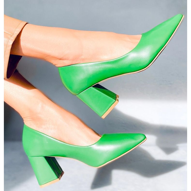 PA1 Althea Green pumps med hög klack grön 1