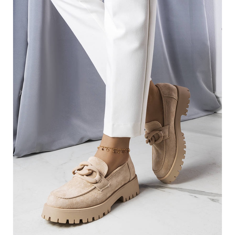 PA1 Beige herrar dekorerade med en Arpin-kedja 1