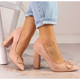 Beige mocka pumps Vinceza 2246 1