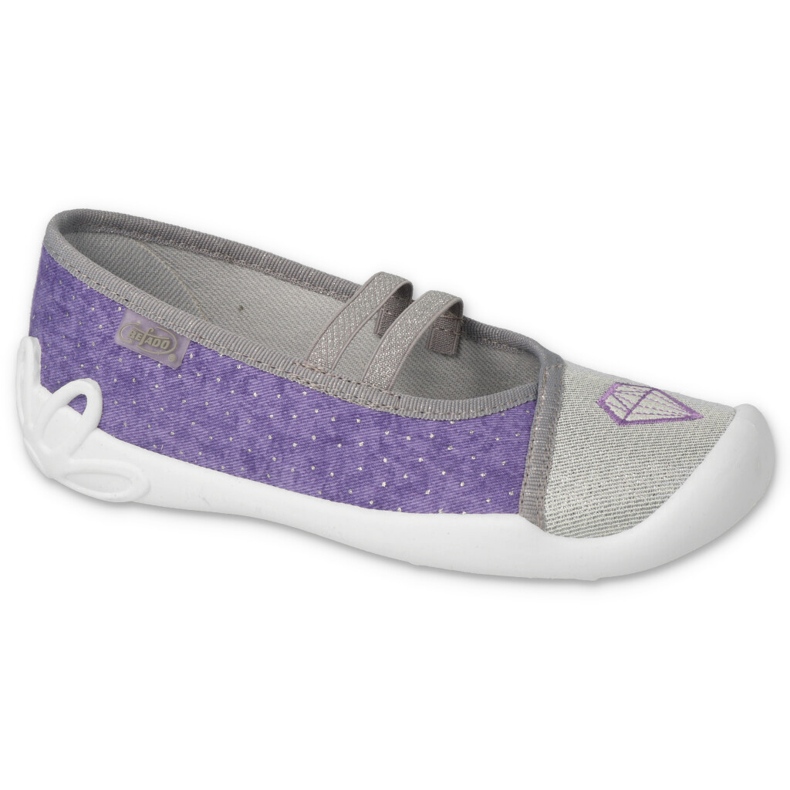 Befado barnskor 116Y314 violett silver- 1