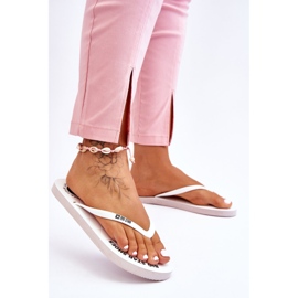 Bekväma Big Star Flip Flops LL274795 Vit 2