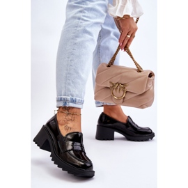 S.Barski Black Jay Patent Heels Loafers Pumps svart 2